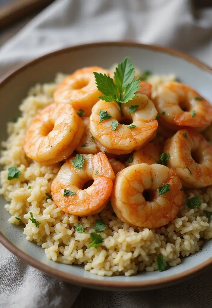 25 Family Meals for Picky Eaters That Work Every Time - 21. One-Pot Garlic Butter Shrimp and Rice