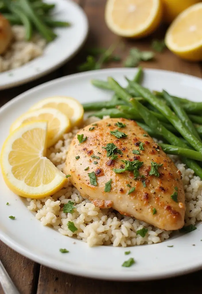 25 Family Meals for Picky Eaters That Work Every Time - 22. One-Pot Lemon Herb Chicken and Rice