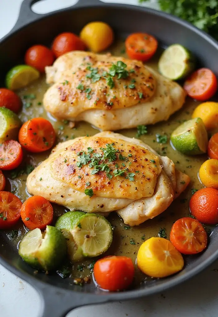 25 Family Prep Meals for the Week Made Simple - 1. One-Pan Lemon Herb Chicken & Veggies