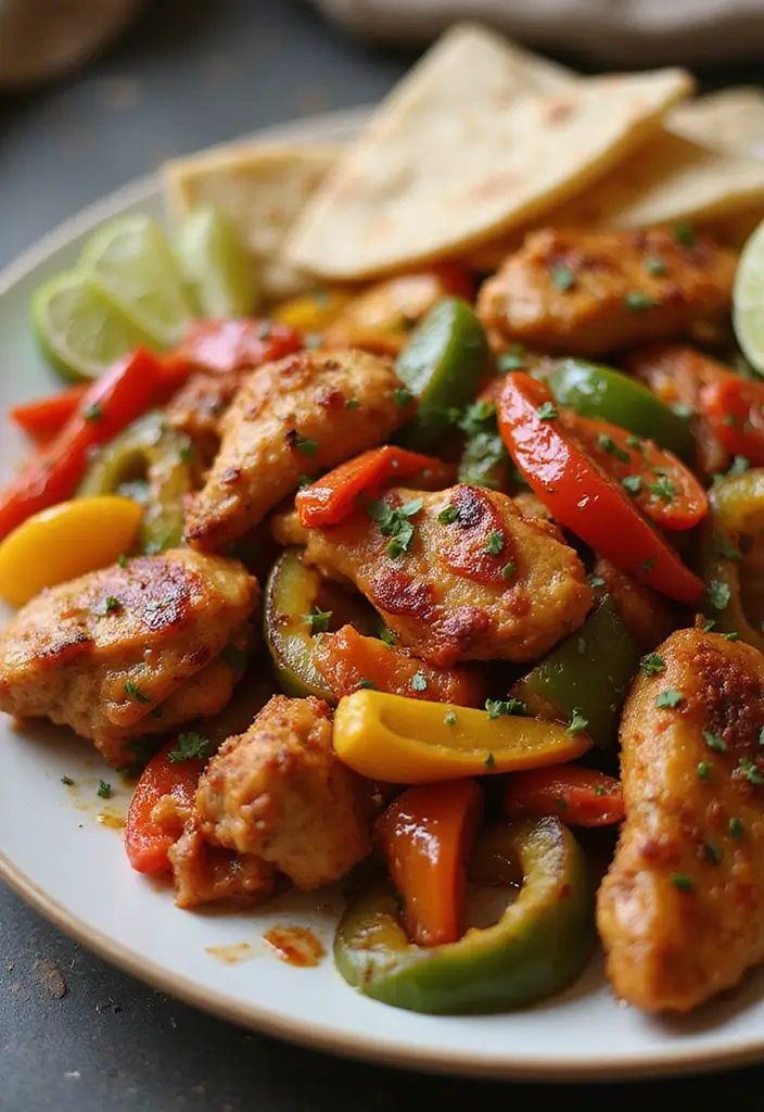 25 Family Prep Meals for the Week Made Simple - 13. Chicken Fajitas