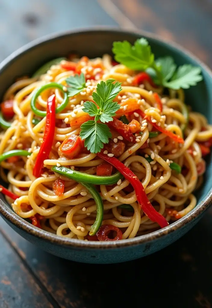 25 Family Prep Meals for the Week Made Simple - 16. Thai Peanut Noodles