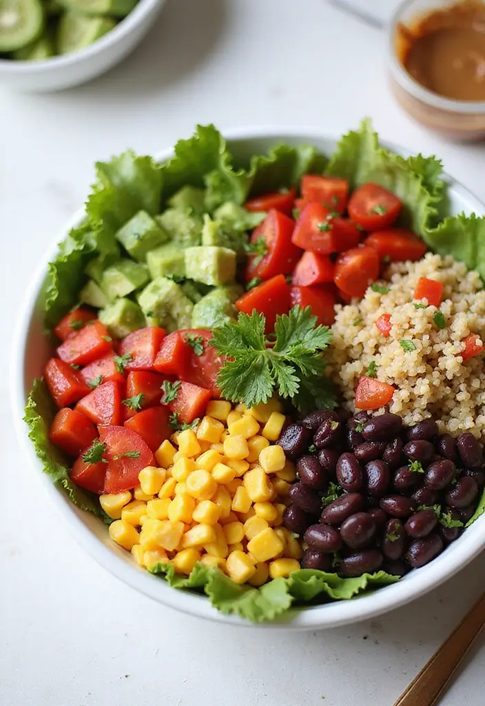 25 Family Prep Meals for the Week Made Simple - 2. Quinoa & Black Bean Salad