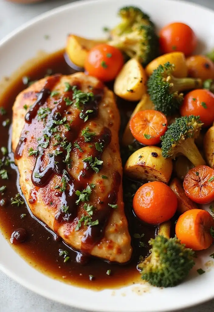 25 Family Prep Meals for the Week Made Simple - 23. Balsamic Glazed Chicken
