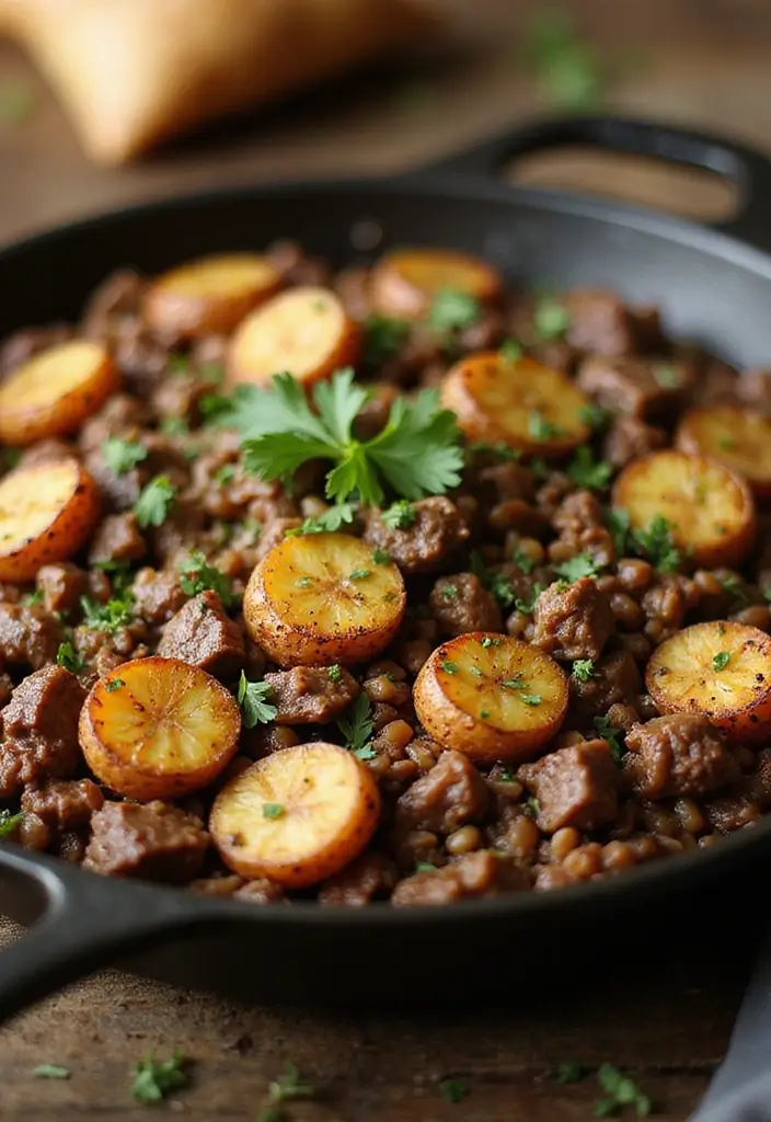 25 Ground Beef Family Meal Recipes That Kids Love - 14. Beef and Potato Hash