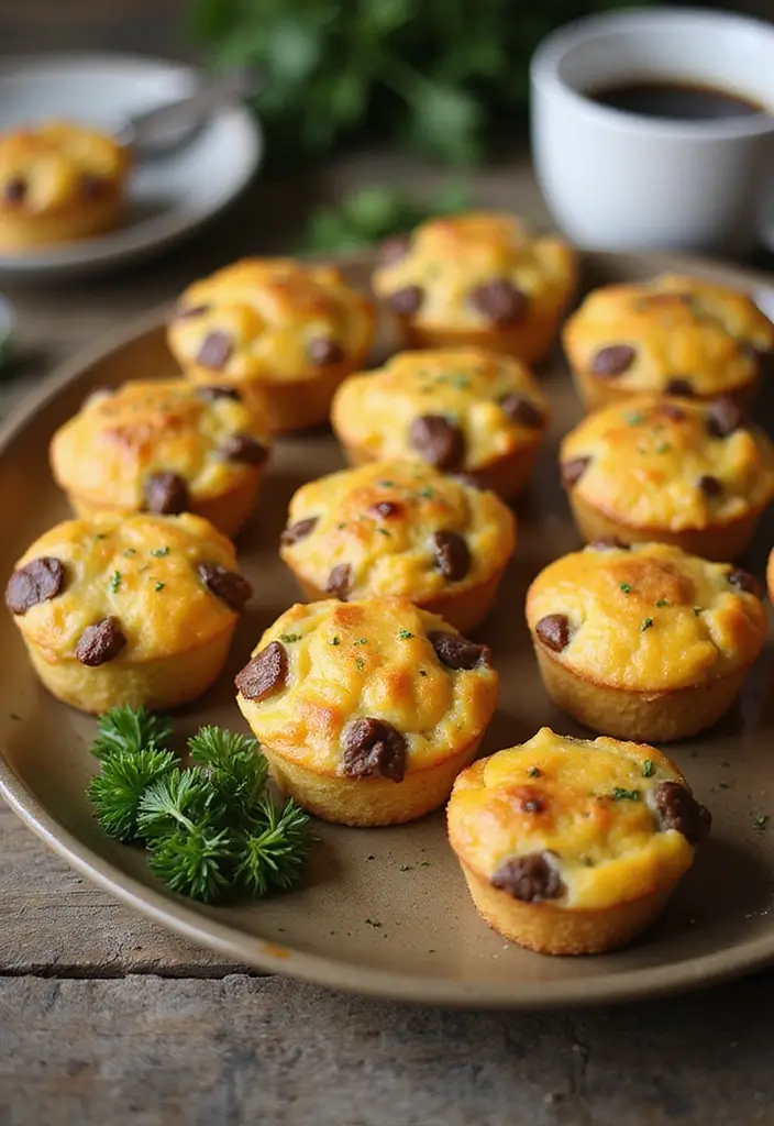 25 Ground Beef Family Meal Recipes That Kids Love - 25. Beef and Cheese Egg Muffins