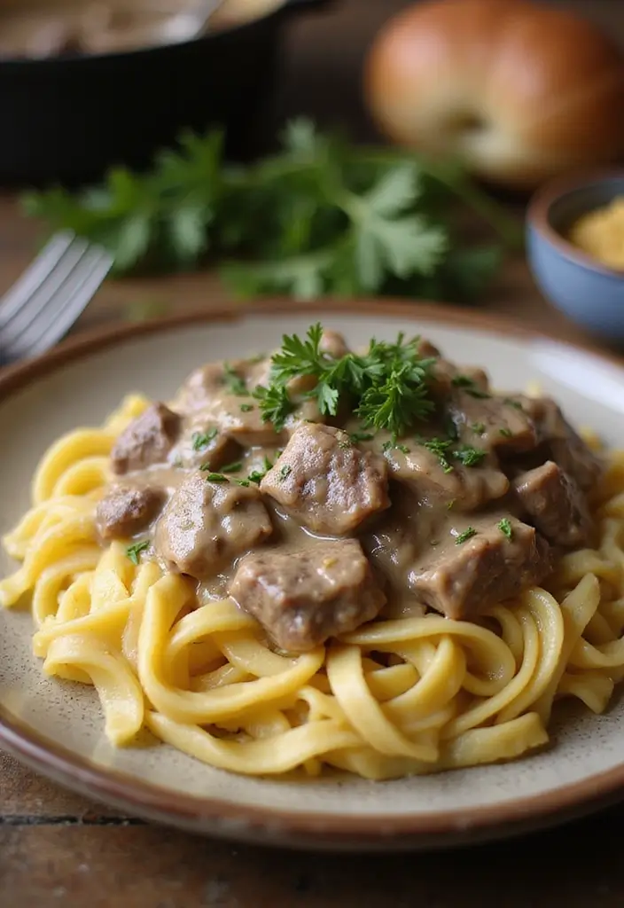 25 Ground Beef Family Meal Recipes That Kids Love - 6. Beef Stroganoff