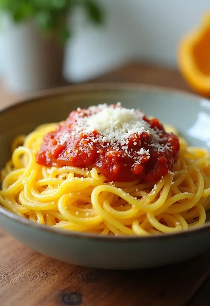 25 Healthy Family Crockpot Meals That Are Easy to Make - 12. Spaghetti Squash with Marinara