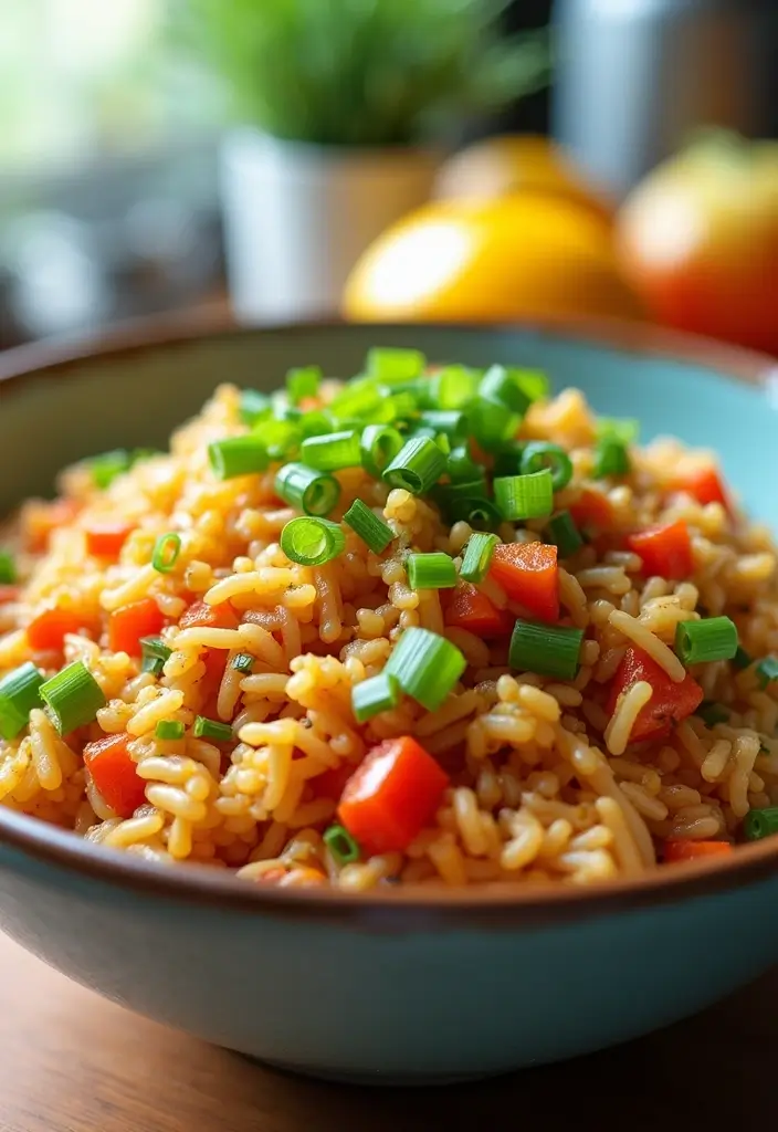 25 Healthy Family Crockpot Meals That Are Easy to Make - 13. Vegetable Fried Rice