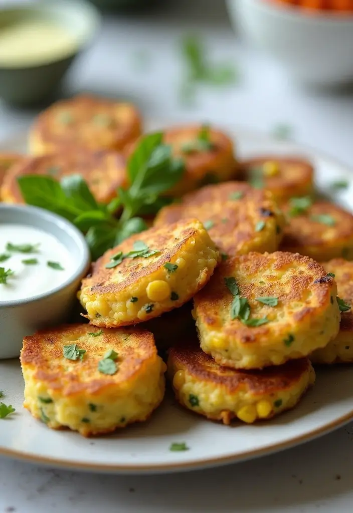 25 Healthy Family Crockpot Meals That Are Easy to Make - 17. Zucchini and Corn Fritters