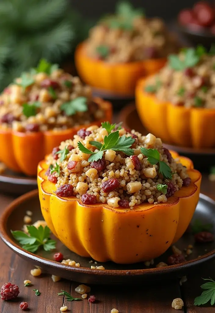 25 Healthy Family Crockpot Meals That Are Easy to Make - 19. Stuffed Acorn Squash