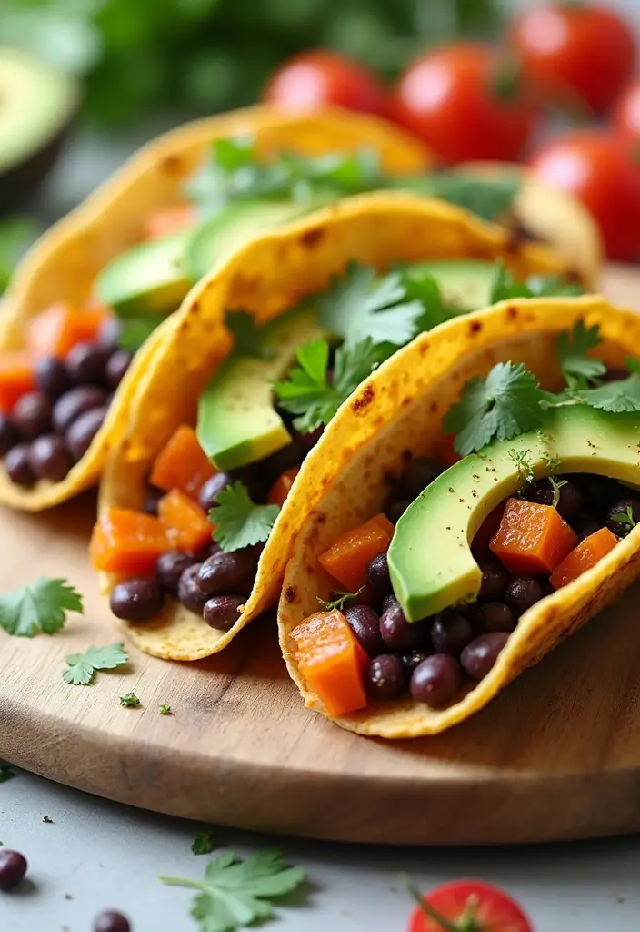 25 Healthy Weeknight Family Meal Recipes Made Easy - 10. One-Pot Sweet Potato and Black Bean Tacos