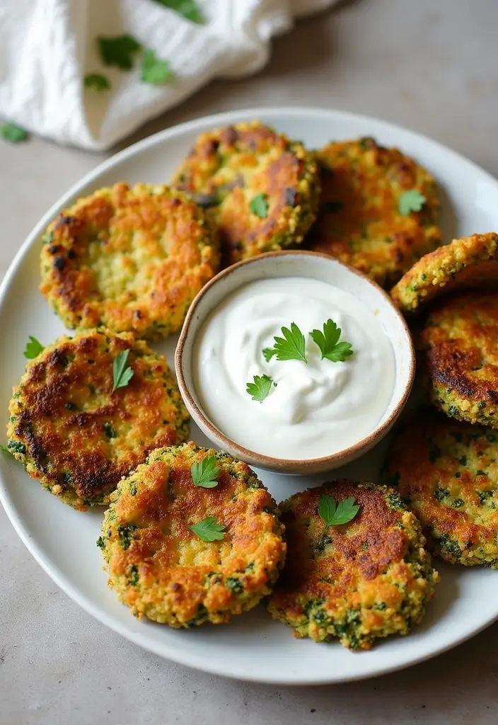 25 Healthy Weeknight Family Meal Recipes Made Easy - 12. Baked Zucchini and Quinoa Fritters