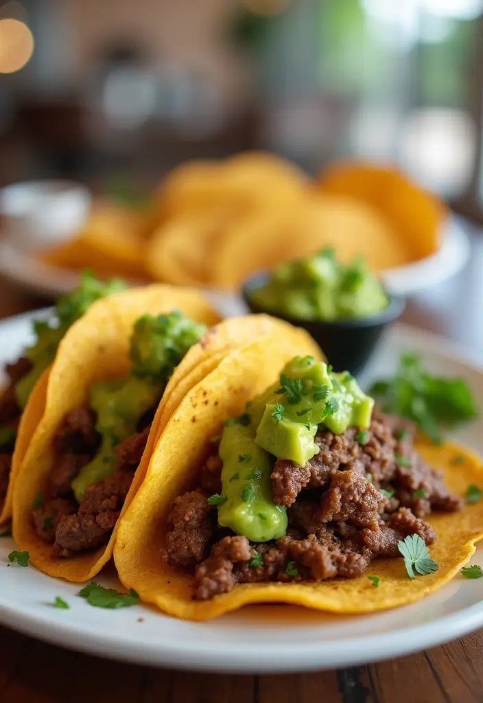 25 High Protein Low Calorie Family Meals for Healthy Living - 16. Beef Tacos with Avocado Salsa