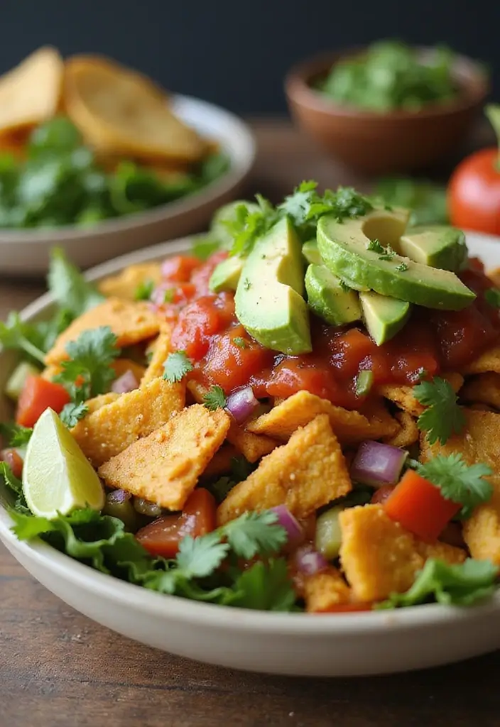 25 Low Carb High Protein Family Meals for Dinner Tonight - 11. Taco Salad