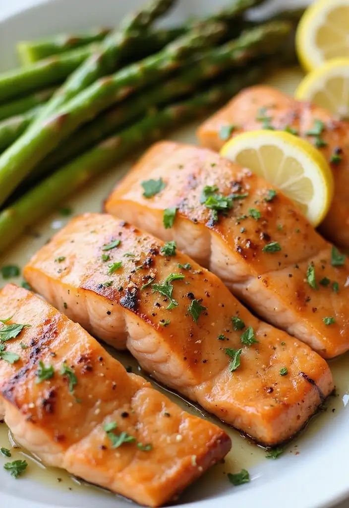 25 Low Carb High Protein Family Meals for Dinner Tonight - 5. Lemon Herb Grilled Salmon