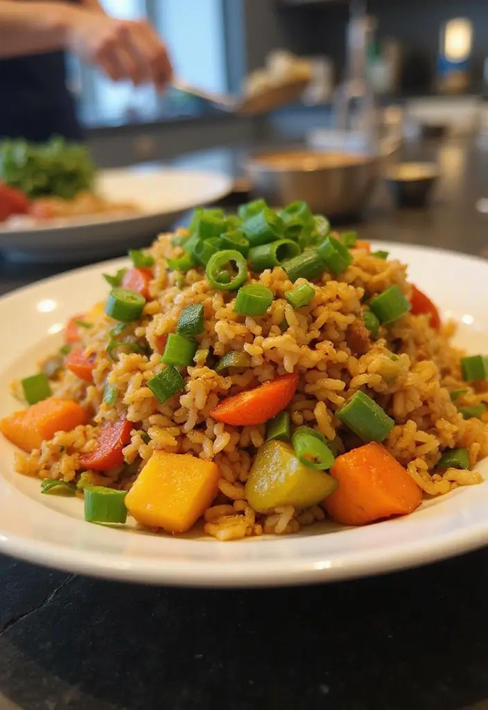 25 New Baby Family Meal Ideas That Offer Comfort - 13. Quick Vegetable Fried Rice