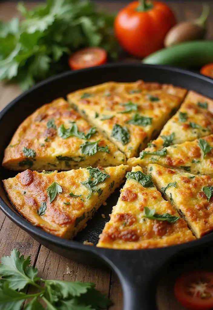 25 New Baby Family Meal Ideas That Offer Comfort - 19. Easy Vegetable Frittata
