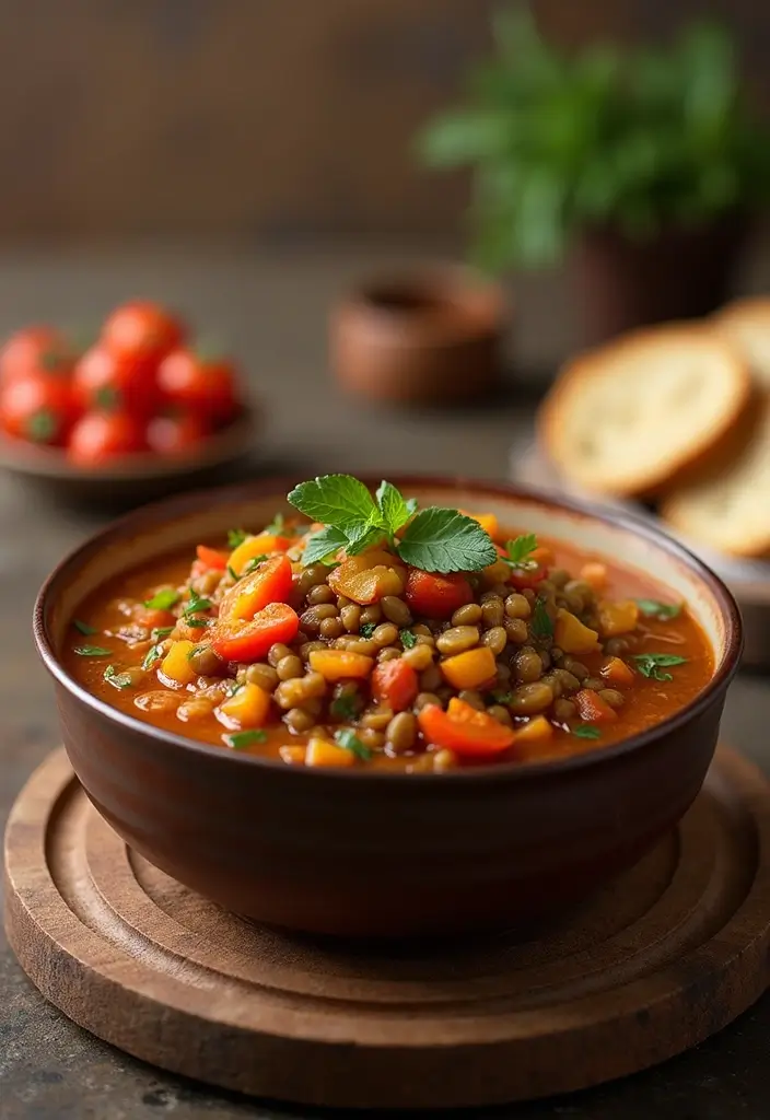 25 New Baby Family Meal Ideas That Offer Comfort - 8. Protein-Packed Lentil Stew