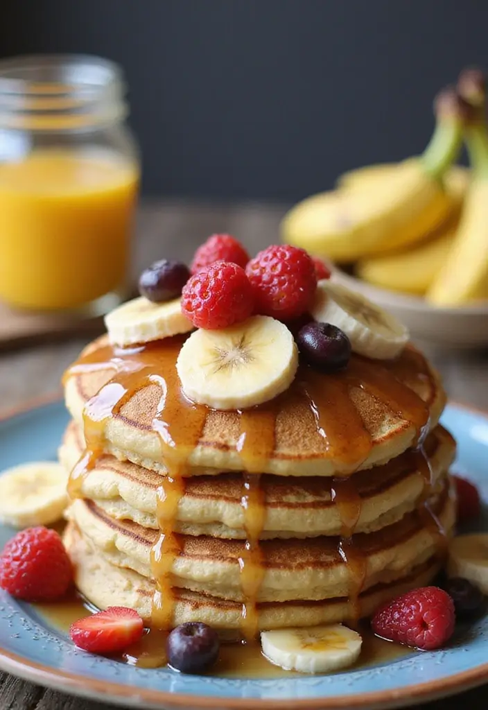 25 Postpartum Family Meal Recipes That Help Recovery - 11. Banana Oatmeal Pancakes