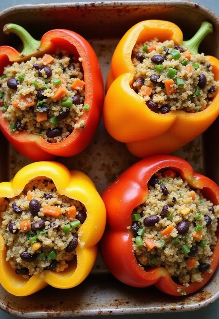 25 Postpartum Family Meal Recipes That Help Recovery - 12. Stuffed Bell Peppers