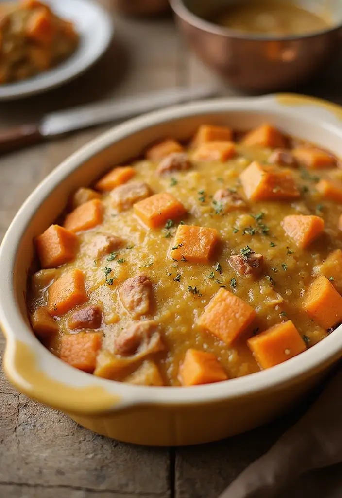 25 Postpartum Family Meal Recipes That Help Recovery - 14. Turkey and Sweet Potato Casserole