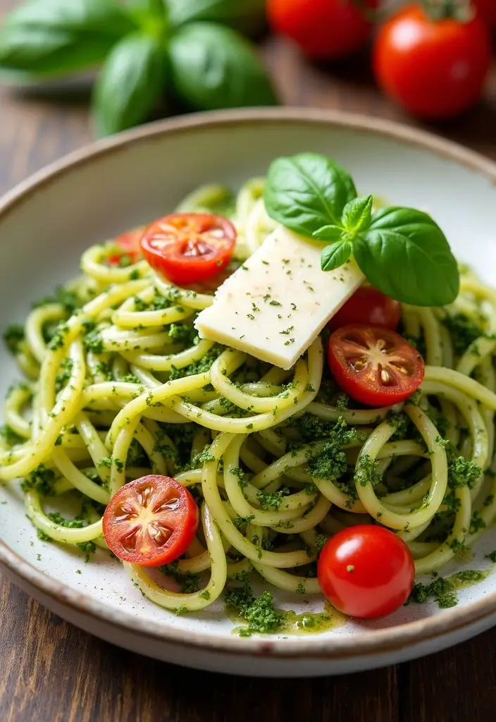 25 Postpartum Family Meal Recipes That Help Recovery - 18. Zucchini Noodles with Pesto