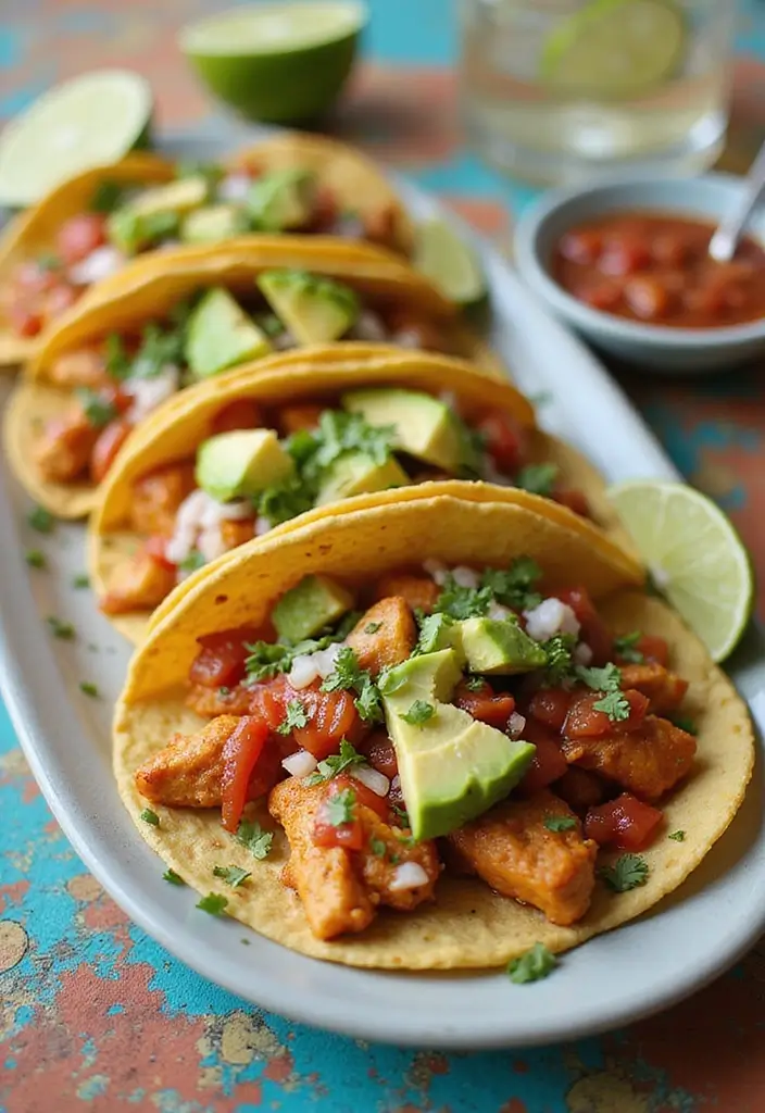 25 Postpartum Family Meal Recipes That Help Recovery - 19. Chili Lime Chicken Tacos