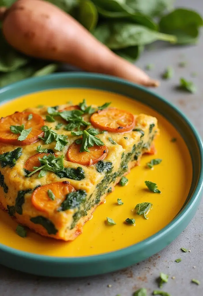 25 Postpartum Family Meal Recipes That Help Recovery - 2. Sweet Potato and Spinach Frittata