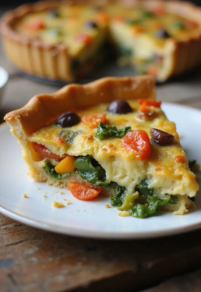 25 Postpartum Family Meal Recipes That Help Recovery - 22. Vegetable Quiche