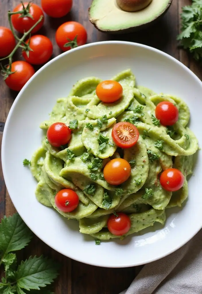 25 Postpartum Family Meal Recipes That Help Recovery - 3. Creamy Avocado Pasta