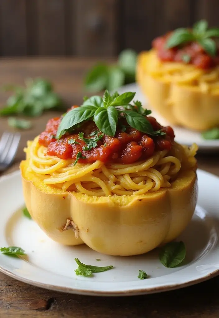 25 Postpartum Family Meal Recipes That Help Recovery - 7. Spaghetti Squash with Marinara Sauce