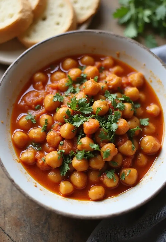 25 Simple Meals to Make for Family Gatherings - 13. Mediterranean Chickpea Stew