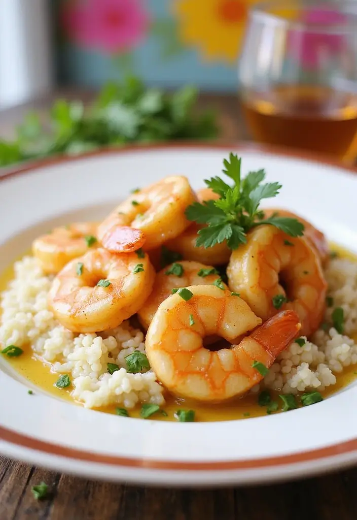 25 Simple Meals to Make for Family Gatherings - 14. Garlic Butter Shrimp and Rice
