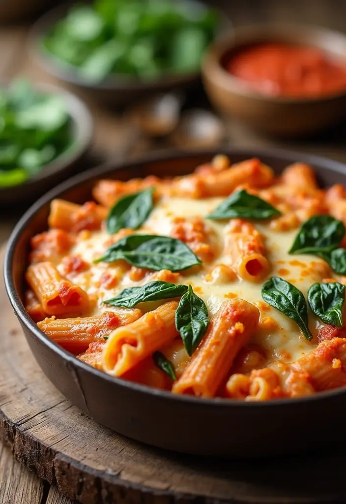 25 Simple Meals to Make for Family Gatherings - 5. Baked Ziti with Spinach