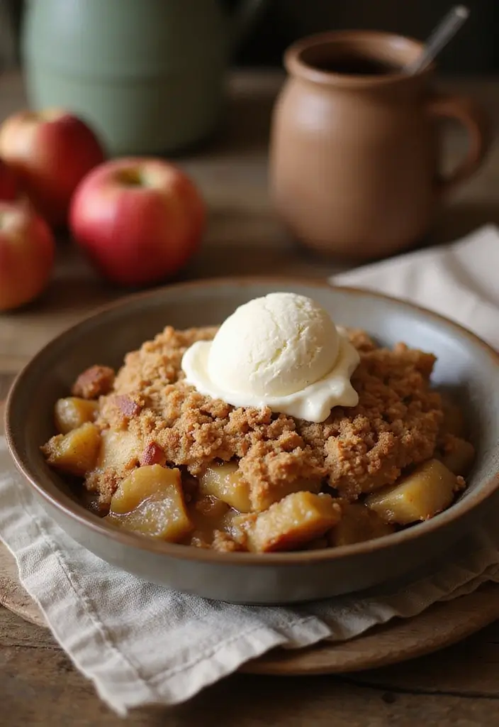 25 Slow Cooker Family Meals from the UK for Comfort Dinners - 25. Apple Crumble