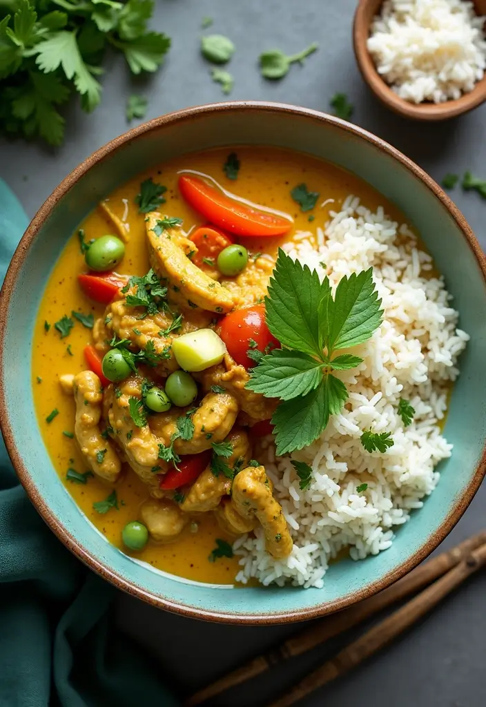 25 Slow Cooker Family Meals from the UK for Comfort Dinners - 7. Thai Green Curry