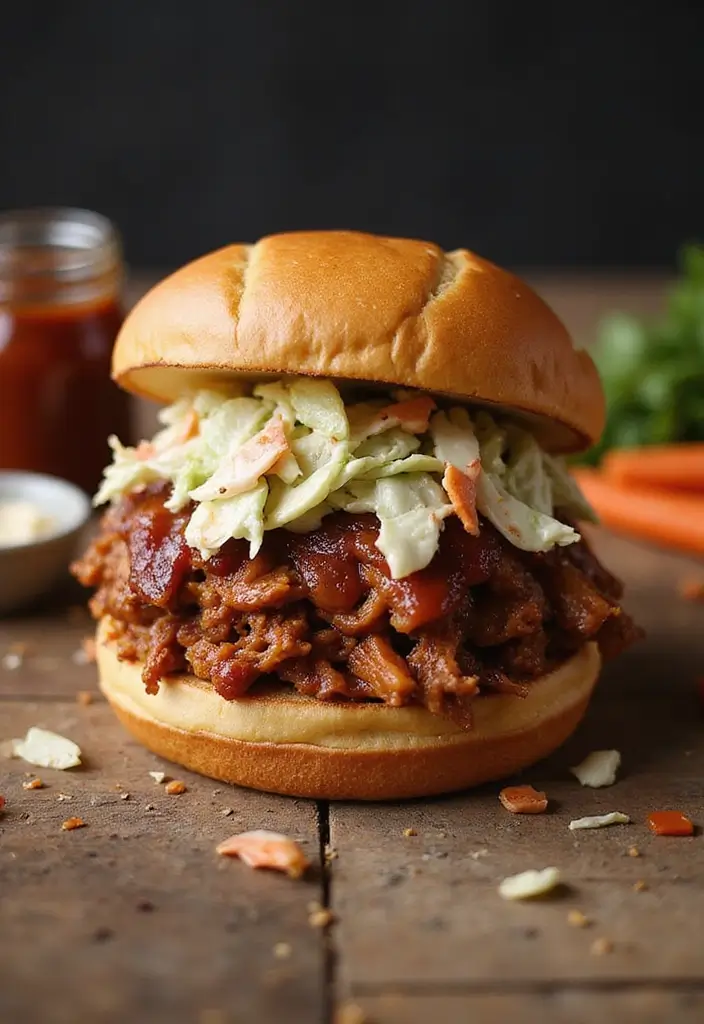 25 Slow Cooker Family Meals from the UK for Comfort Dinners - 8. Pulled Pork Sandwiches