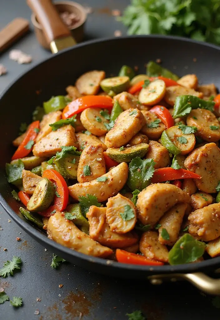 26 Easy Healthy Family Meals for Delicious Dinners - 1. One-Pot Chicken and Veggie Stir-Fry