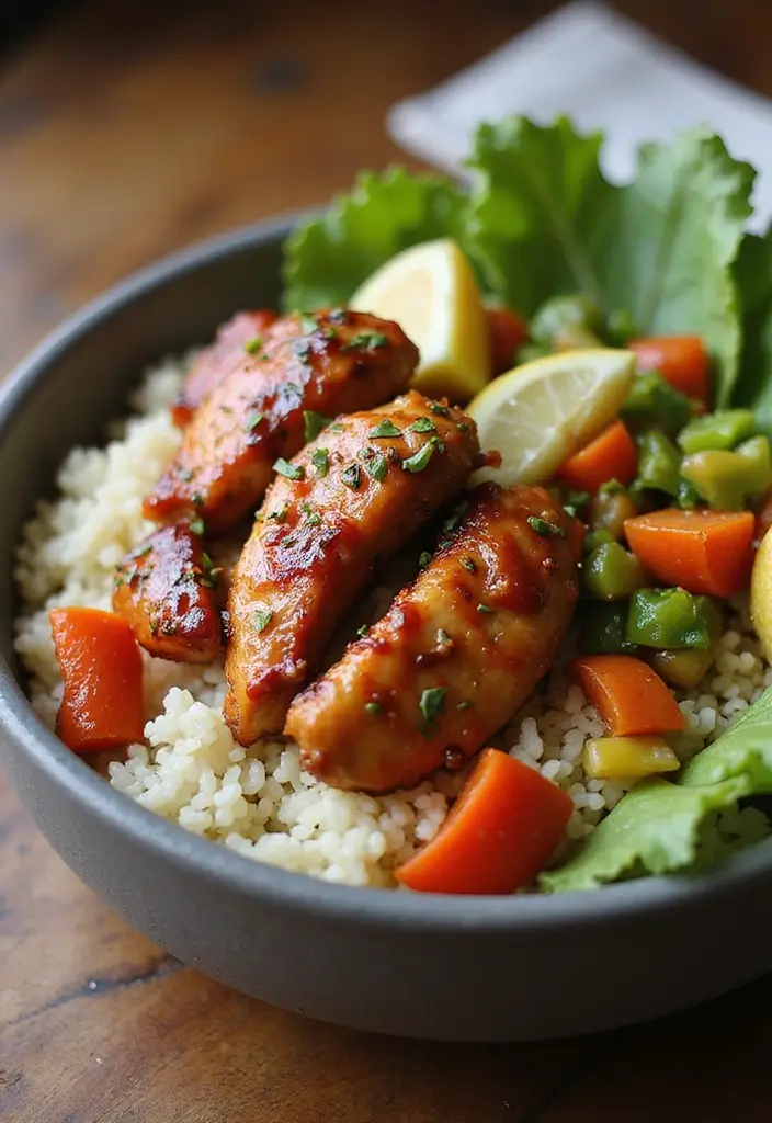 26 Easy Healthy Family Meals for Delicious Dinners - 15. Quick Teriyaki Chicken Bowl