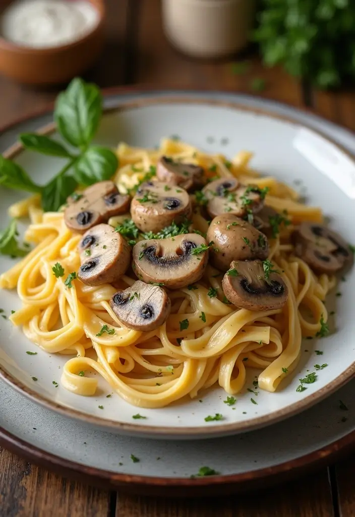26 Easy Healthy Family Meals for Delicious Dinners - 18. One-Pot Creamy Chicken and Mushrooms