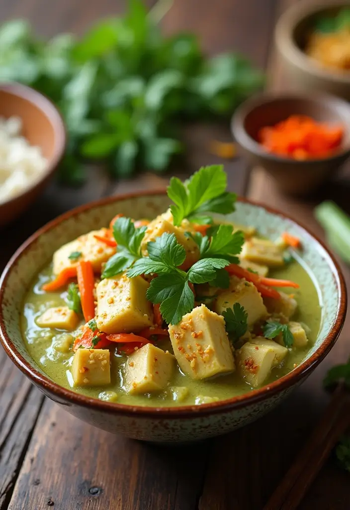 26 Easy Healthy Family Meals for Delicious Dinners - 24. One-Pot Thai Green Curry with Tofu