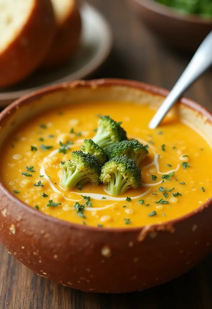26 Easy Lunch Meal Ideas for the Whole Family - 25. Broccoli Cheddar Soup
