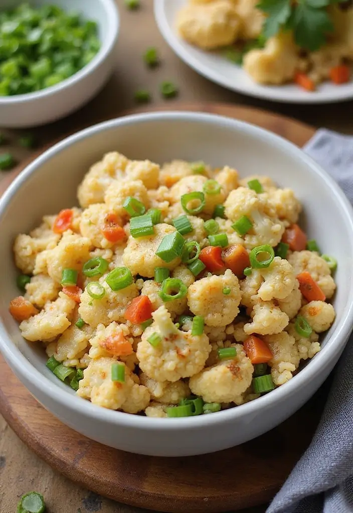 26 Easy Lunch Meal Ideas for the Whole Family - 9. Cauliflower Fried Rice
