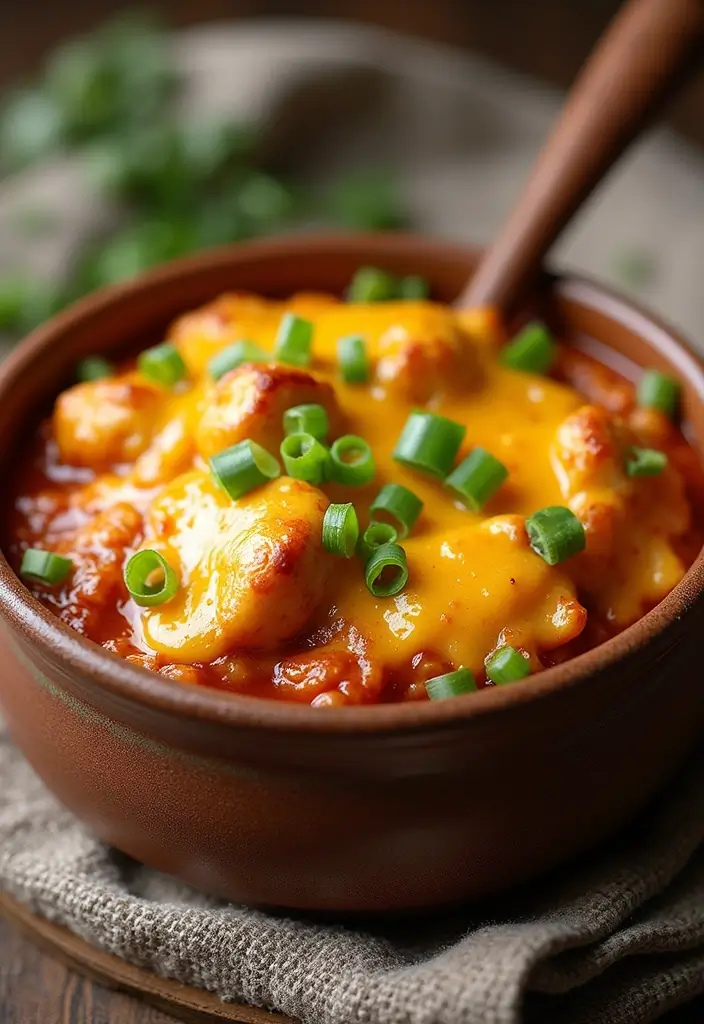 26 Family Friendly Lean and Green Meals That Taste Great - 18. BBQ Chicken Cauliflower Bake