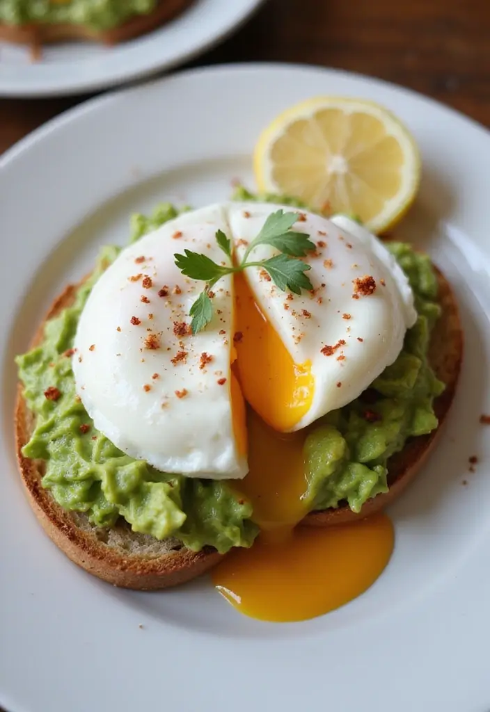 26 Family Friendly Lean and Green Meals That Taste Great - 21. Avocado Toast with Poached Egg