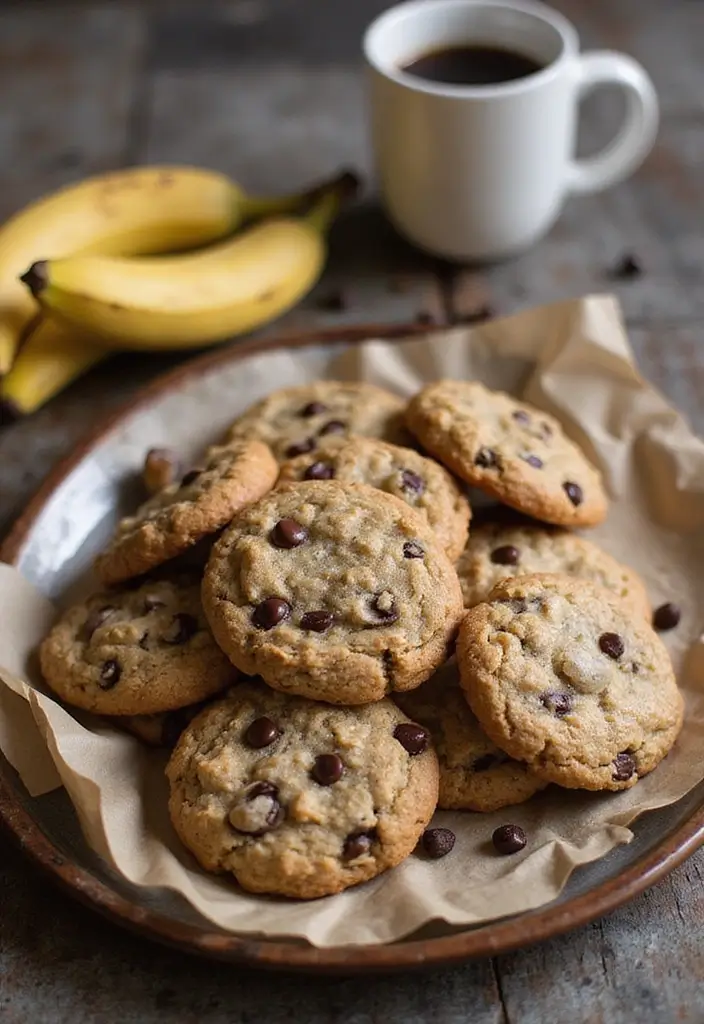 26 Family Friendly Lean and Green Meals That Taste Great - 26. Banana Oatmeal Cookies