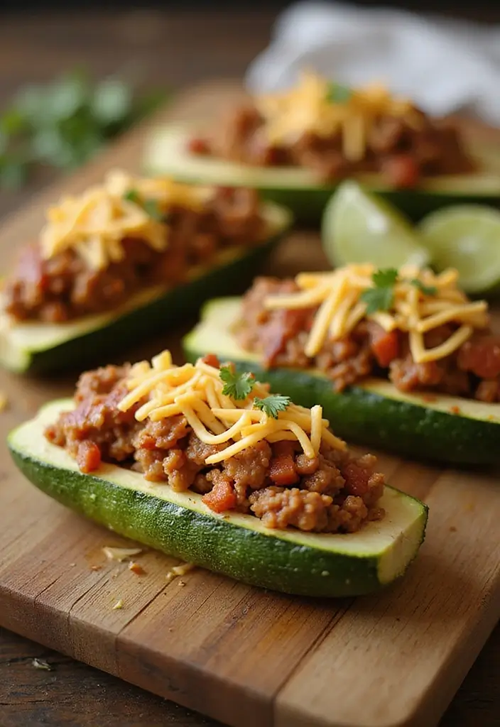 26 Family Friendly Sheet Pan Meal Recipes That Save Time - 16. Taco Zucchini Boats