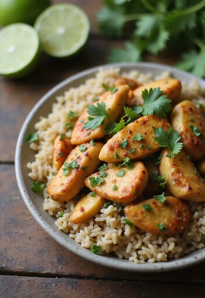 26 Family Friendly Sheet Pan Meal Recipes That Save Time - 21. Cilantro Lime Chicken and Rice