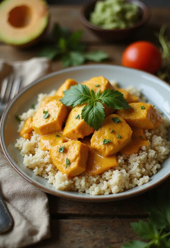 26 Family Friendly Sheet Pan Meal Recipes That Save Time - 24. Coconut Curry Chicken and Rice