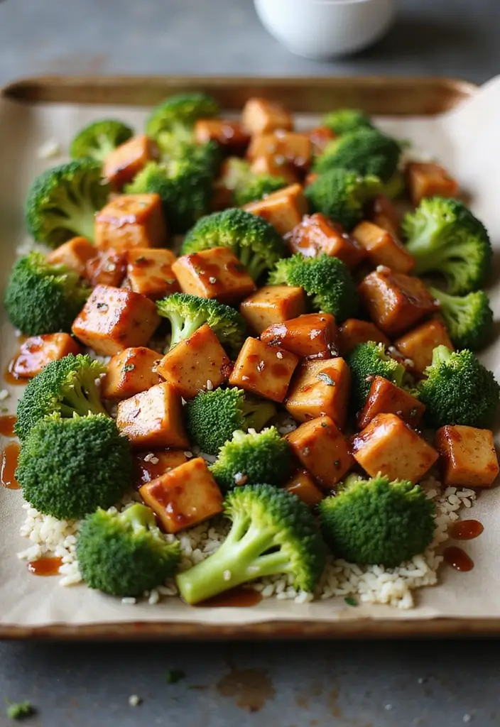 26 Family Friendly Sheet Pan Meal Recipes That Save Time - 7. Teriyaki Chicken with Broccoli and Rice